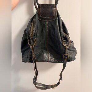 Hobo leather bag